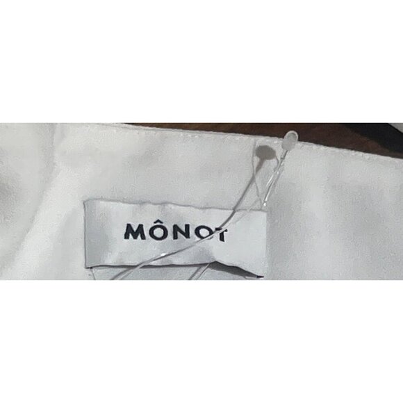 Monot Cut Out One Shoulder Maxi Dress in White New Womens Long Maxi Gown - Picture 10 of 17